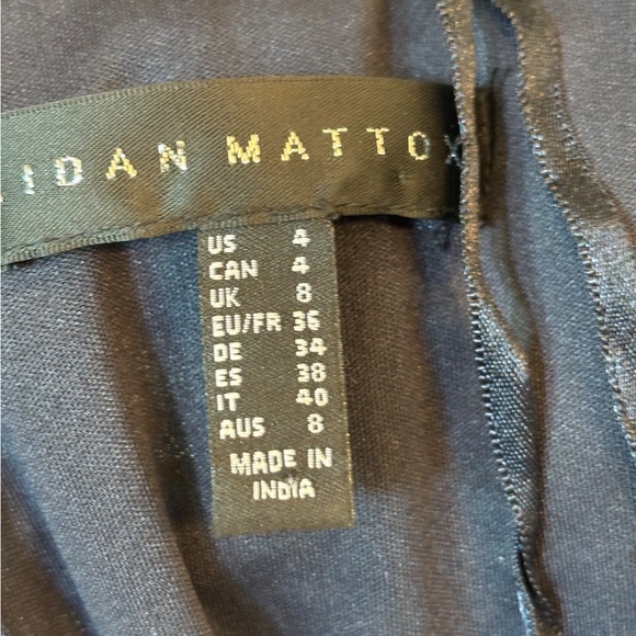 Aidan Mattox Blue Midnight Full Sequin Gown - Picture 11 of 12